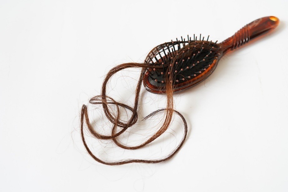 Falling Hair on Comb